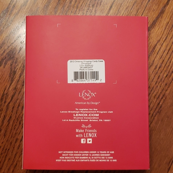 Lenox 2012 Christmas Ornament - Picture 2 of 2
